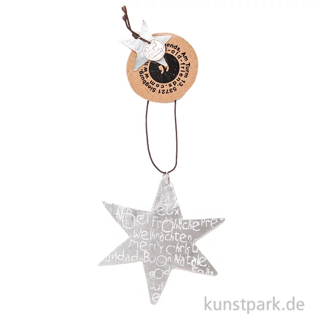 Artikelbild 1 des Artikels “Good old friends - Capizstern, Silber, Fröhliche Weihnachten “
