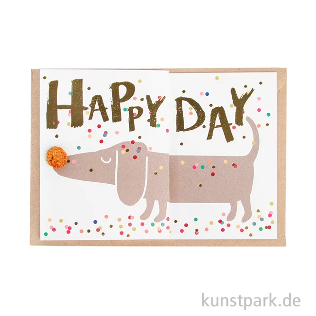 Artikelbild 1 des Artikels “Good old friends - Dackelkarte, Happy Birthday “