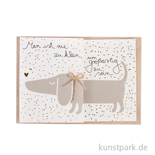 Artikelbild 1 des Artikels “Good old friends - Dackelkarte, Man ist nie zu klein “
