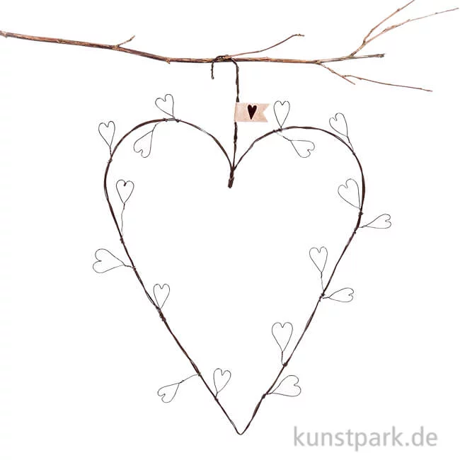 Artikelbild 1 des Artikels “Good old friends - Drahtherz mit Herzen “