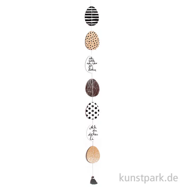 Artikelbild 1 des Artikels “Good old friends - Eierkette, Schwarz-Weiß “