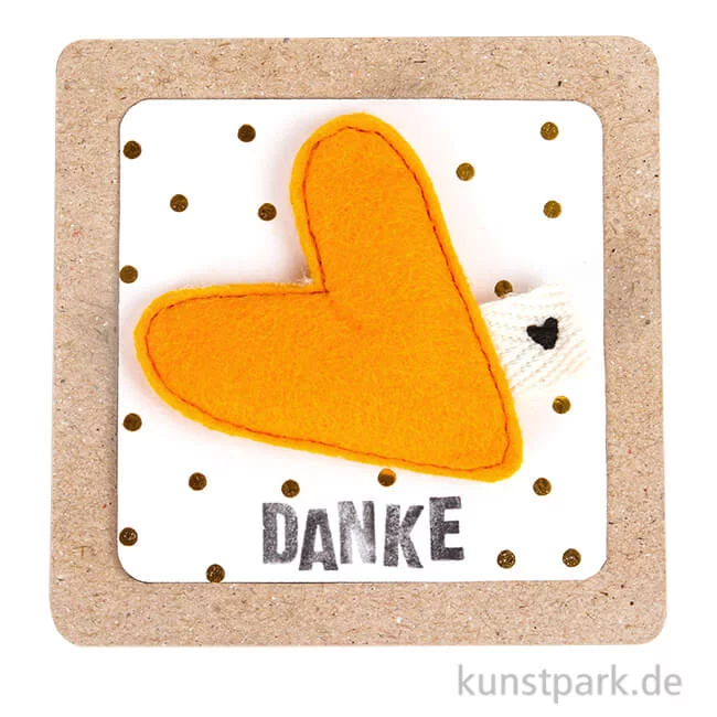Artikelbild 1 des Artikels “Good old friends - Filzherzmagnet, Danke “