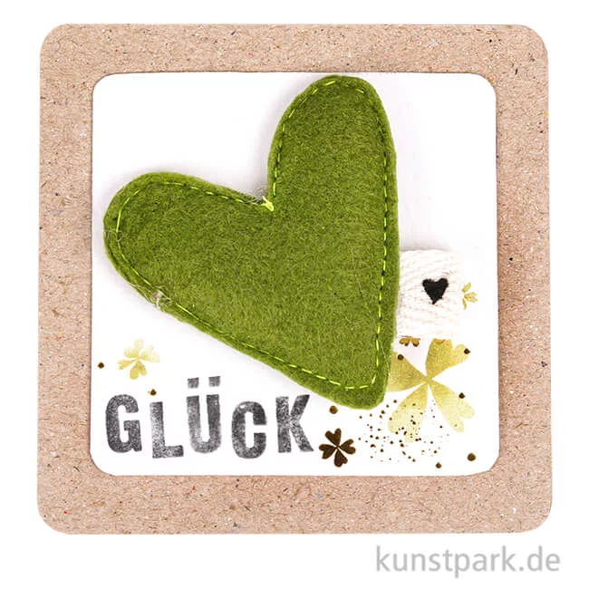 Artikelbild 1 des Artikels “Good old friends - Filzherzmagnet, Glück “