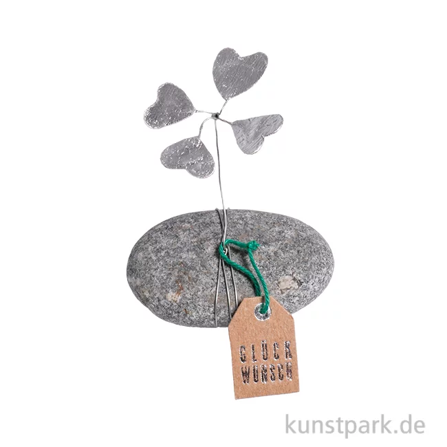 Artikelbild 1 des Artikels “Good old friends - Glücksklee Stein, Silber “