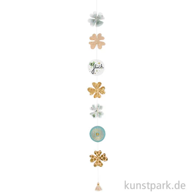 Artikelbild 1 des Artikels “Good old friends - Glückskleekette, Grün-Gold “