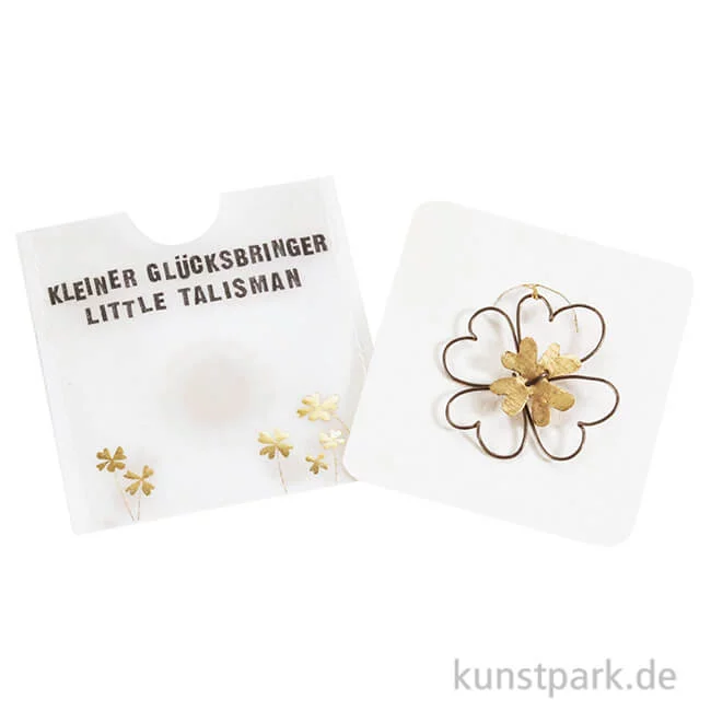 Artikelbild 1 des Artikels “Good old friends - Goldglücksbringer, Kleeblatt “