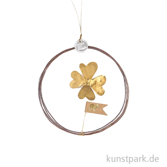 Artikelbild 1 des Artikels “Good old friends - Goldklee Ornament, Glücksschwein “