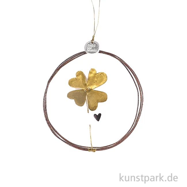 Artikelbild 1 des Artikels “Good old friends - Goldklee Ornament, Herz “