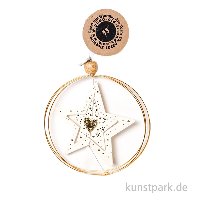 Artikelbild 1 des Artikels “Good old friends - Goldsternornament, Herz, Schnee “