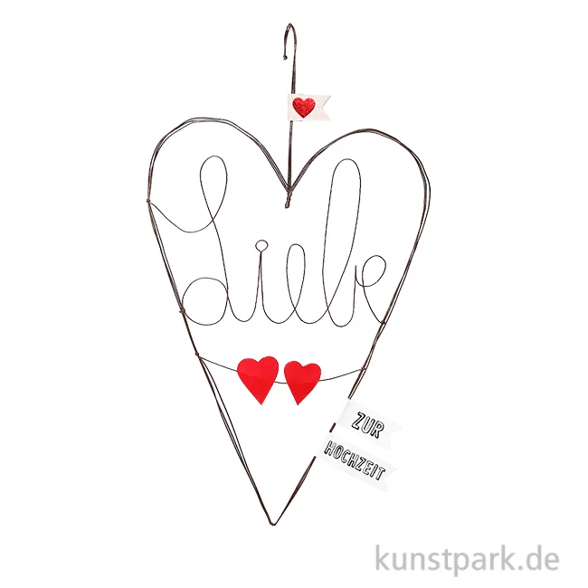 Artikelbild 1 des Artikels “Good old friends - Große Drahtherzen, Liebe, Zur Hochzeit “
