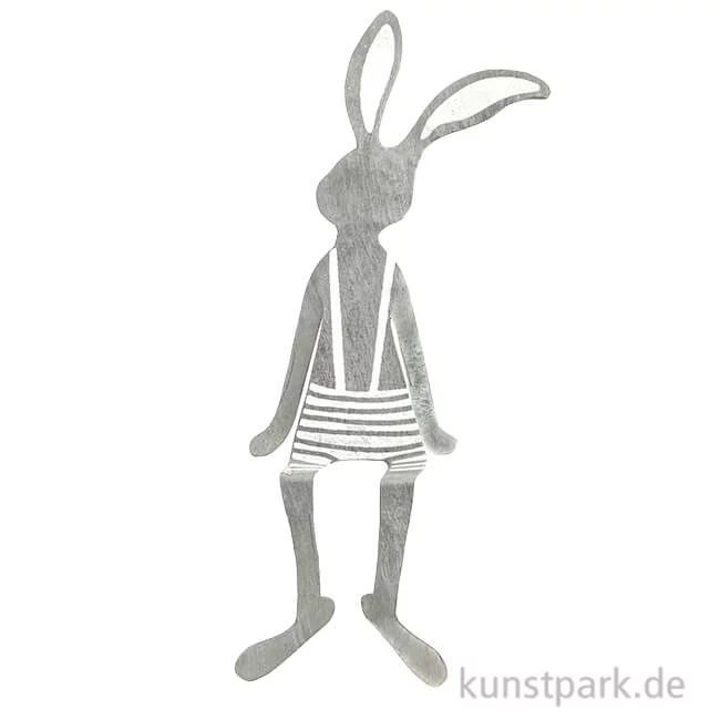 Artikelbild 1 des Artikels “Good old friends - Hasen Kantenhocker, Latzhose gestreift “