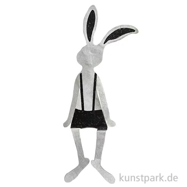 Artikelbild 1 des Artikels “Good old friends - Hasen Kantenhocker, Latzhose schwarz “