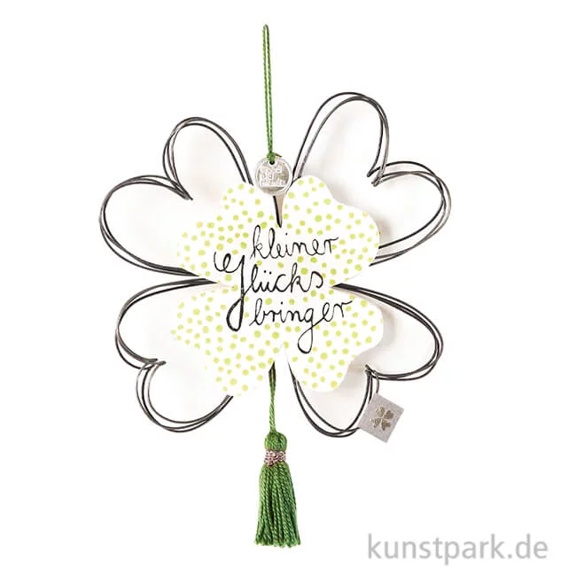 Artikelbild 1 des Artikels “Good old friends - Kleeblattornament, Grüne Punkte, Glücksbringer “