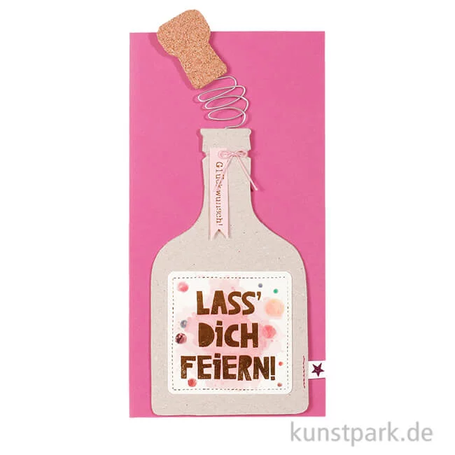 Artikelbild 1 des Artikels “Good old friends - Knallkorken Karte, Lass Dich feiern “