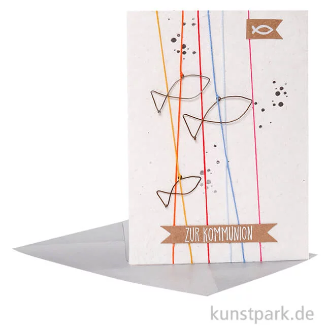 Artikelbild 1 des Artikels “Good old friends - Kommunionskarte, Fische “