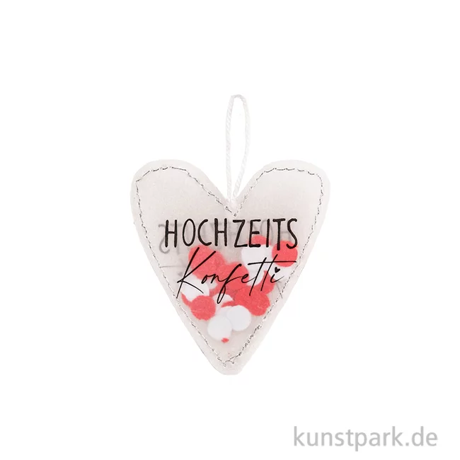 Artikelbild 1 des Artikels “Good old friends - Konfettiherz, Hochzeitskonfetti “