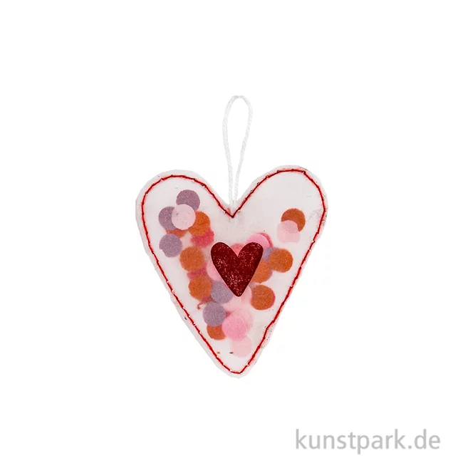 Artikelbild 1 des Artikels “Good old friends - Konfettiherz, Rotes Herz “