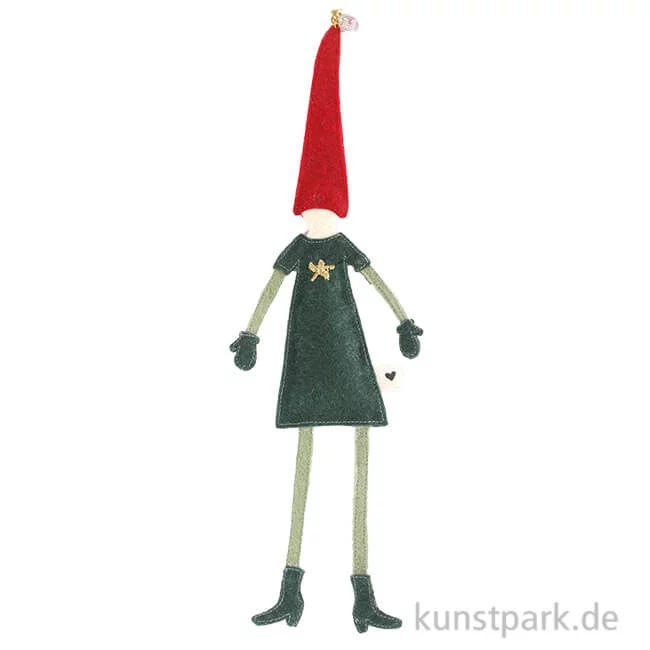 Artikelbild 1 des Artikels “Good old friends - Magnetwichtel, Grünes Kleid, Stern Gold “