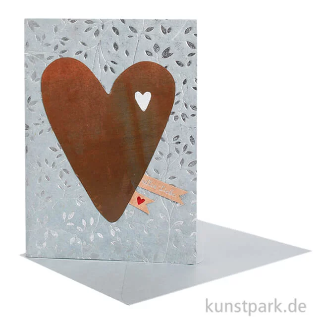 Artikelbild 1 des Artikels “Good old friends - Metallherzkarte, Alles Liebe “