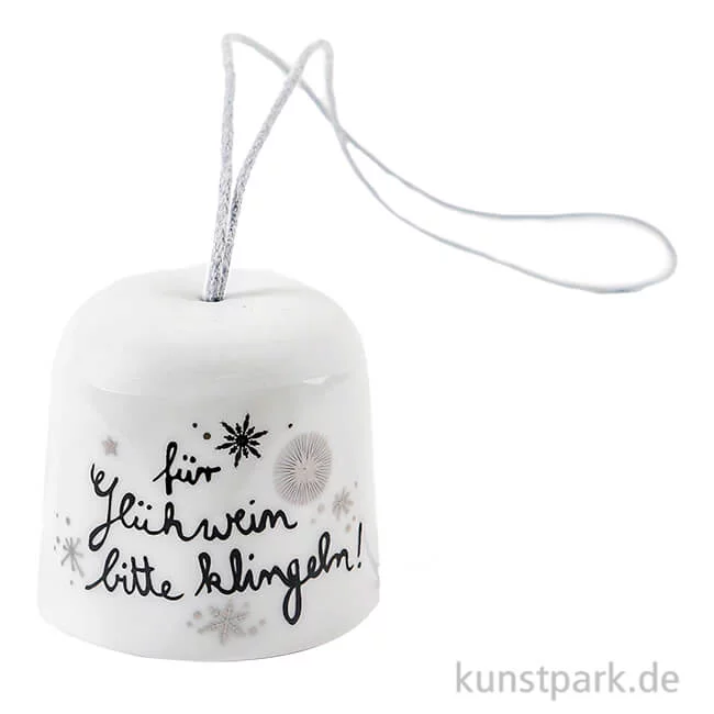 Artikelbild 1 des Artikels “Good old friends - Mini Glöckchen aus Porzellan, Glühwein Klingel “
