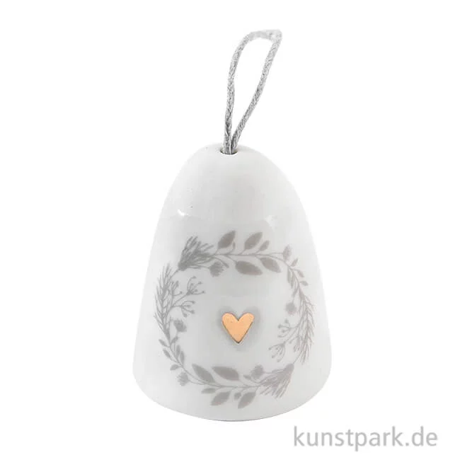Artikelbild 1 des Artikels “Good old friends - Mini Glöckchen aus Porzellan, Herz “
