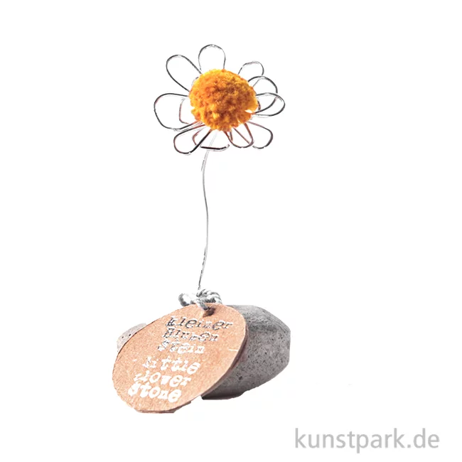 Artikelbild 1 des Artikels “Good old friends - Mini Glücksblumenstein, Senfgelb “
