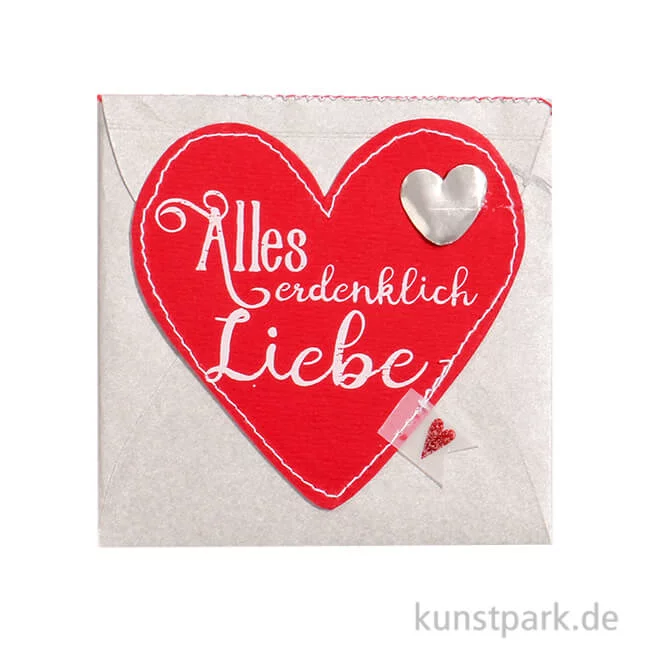 Artikelbild 1 des Artikels “Good old friends - Mini Herz Kärtchen, Alles Liebe “