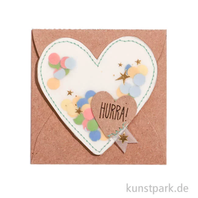 Artikelbild 1 des Artikels “Good old friends - Mini Herz Kärtchen, Hurra “