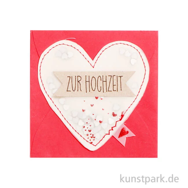 Artikelbild 1 des Artikels “Good old friends - Mini Herz Kärtchen, Zur Hochzeit “