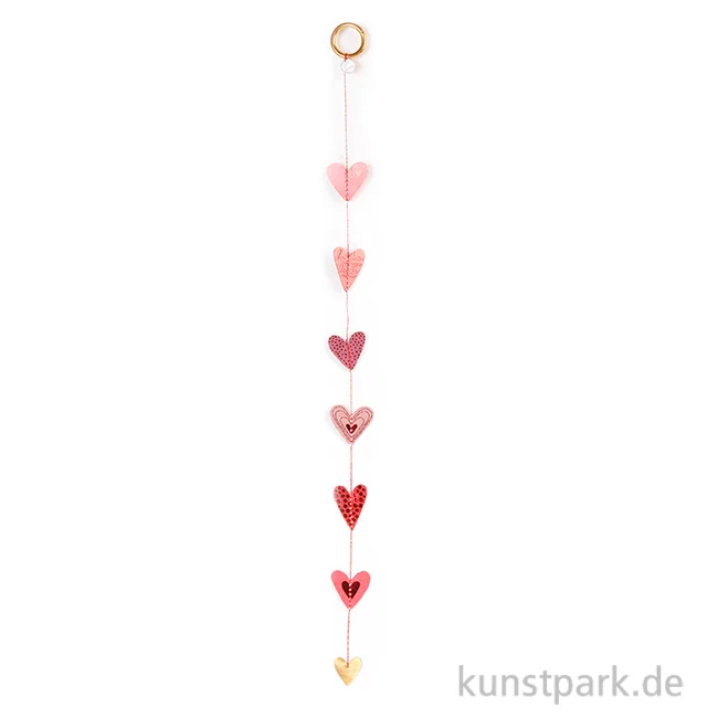 Artikelbild 1 des Artikels “Good old friends - Mini Herzkette, Rot “