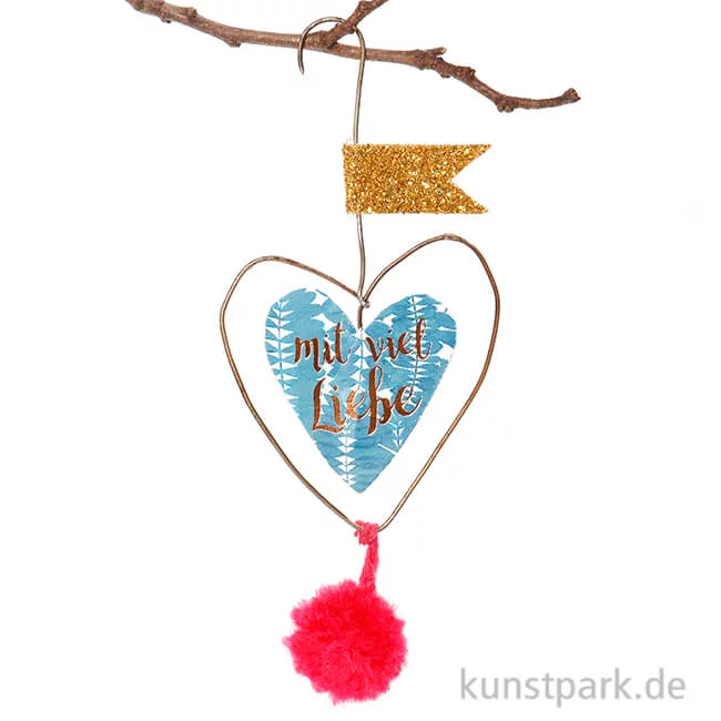 Artikelbild 1 des Artikels “Good old friends - Mini Pompon Herzen - Mit viel Liebe “