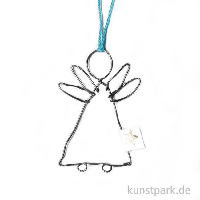 Artikelbild 1 des Artikels “Good old friends - Mini Schutzengel, Stern Gold Türkis “