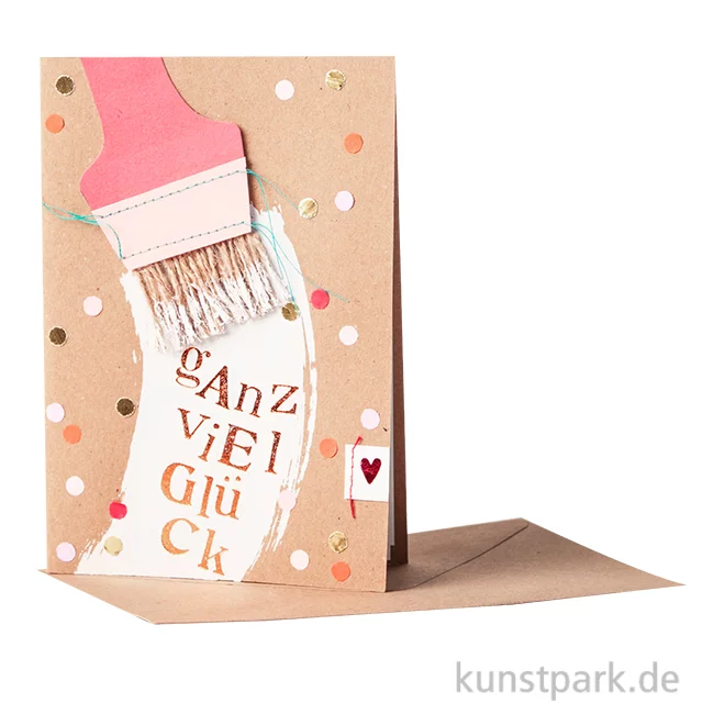 Artikelbild 1 des Artikels “Good old friends - Pinsel Karte, Ganz viel Glück “