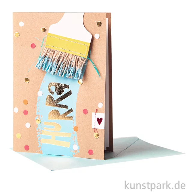 Artikelbild 1 des Artikels “Good old friends - Pinsel Karte, Hurra “