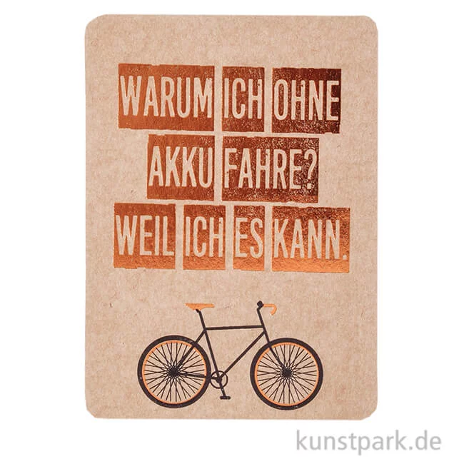 Artikelbild 1 des Artikels “Good old friends - Postkarten, Warum ich ohne Akku fahre “