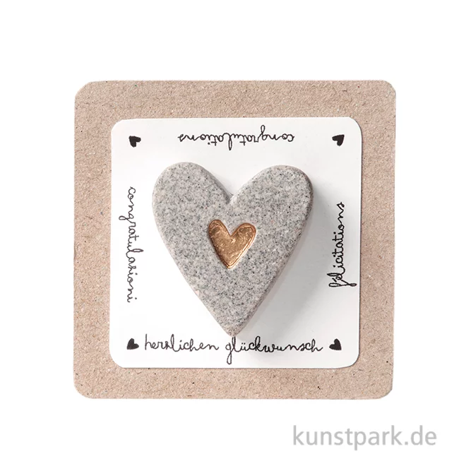 Artikelbild 1 des Artikels “Good old friends - Terrazzo Herzmagnet, Herzlichen Glückwunsch “