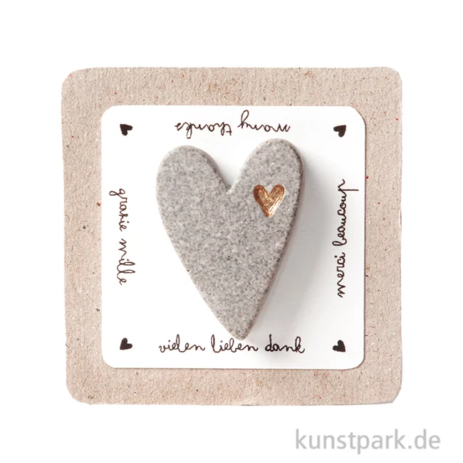 Artikelbild 1 des Artikels “Good old friends - Terrazzo Herzmagnet, Vielen lieben Dank “