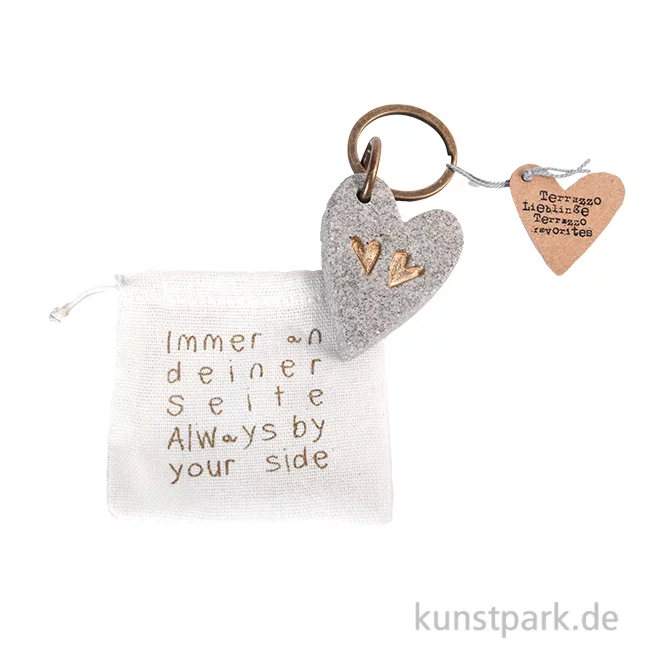 Artikelbild 1 des Artikels “Good old friends - Terrazzo Liebling, Schlüsselanhänger, Doppelherz “