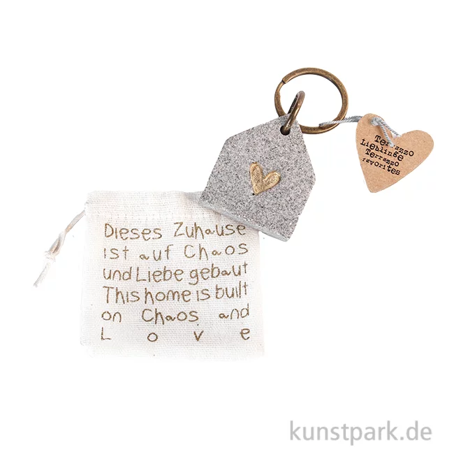 Artikelbild 1 des Artikels “Good old friends - Terrazzo Liebling, Schlüsselanhänger, Haus, Herz “