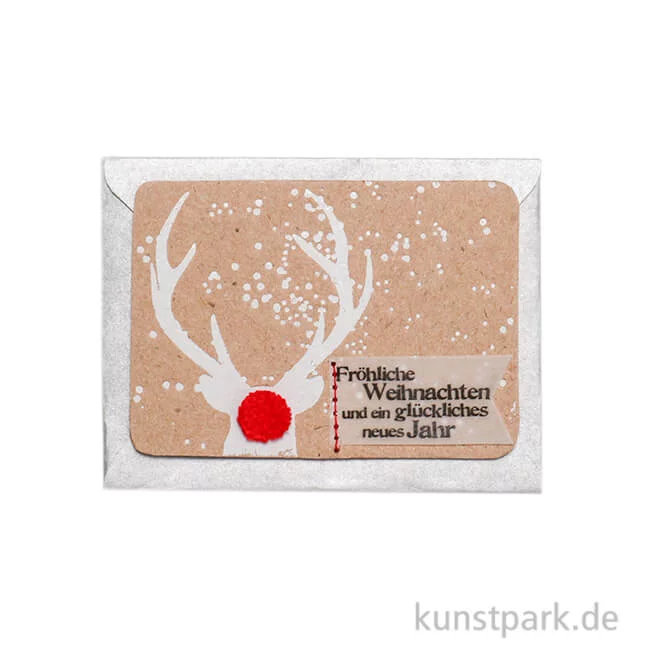 Artikelbild 1 des Artikels “Good old friends - Winter Mini Kärtchen, Hirsch “