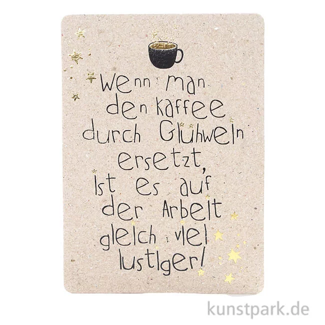 Artikelbild 1 des Artikels “Good old friends - Winter Postkarten, Kaffee durch Glühwein ersetzt “