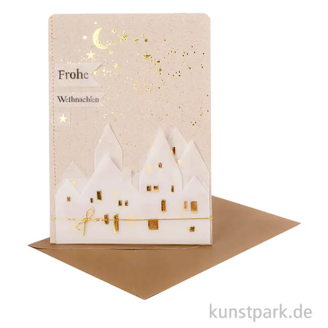 Artikelbild 1 des Artikels “Good old friends - Winter Silhouetten Karte, Frohe Weihnachten “
