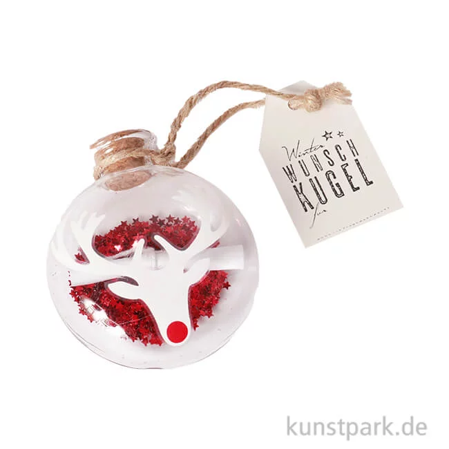 Artikelbild 1 des Artikels “Good old friends - Winter Wunschkugel, Hirsch “