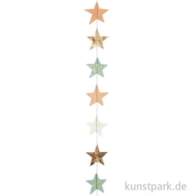 Artikelbild 1 des Artikels “Good old friends - Wintersternkette, Grün-Gold “