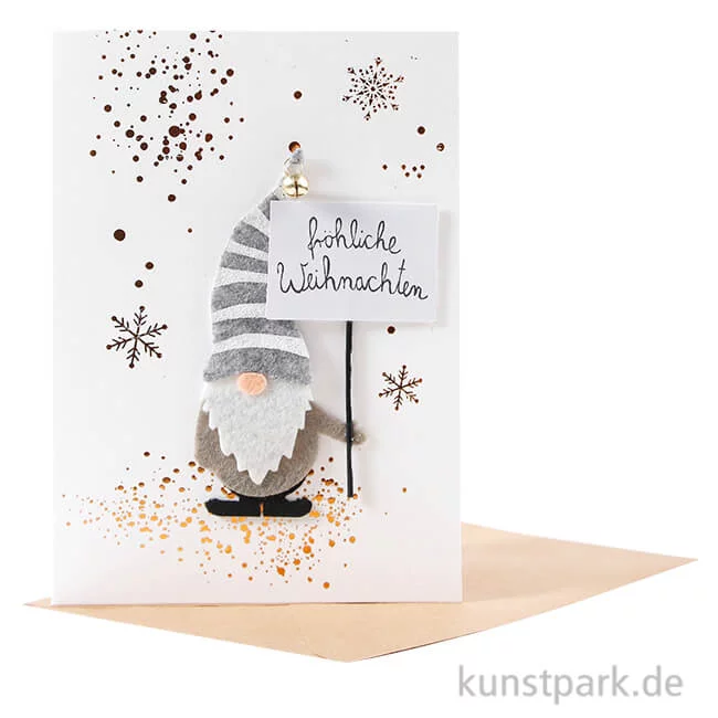 Artikelbild 1 des Artikels “Good old friends - Winterwichtel Karte, Fröhliche Weihnachten “