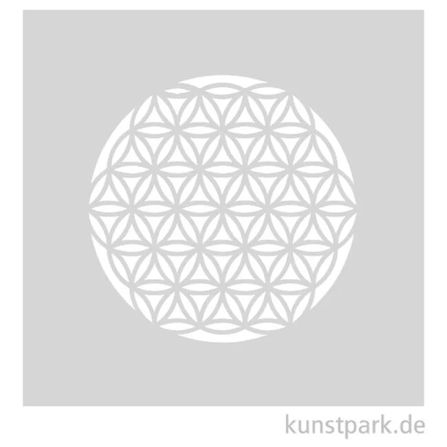 Artikelbild 1 des Artikels “Grafische Schablonen - Blume des Lebens, Größe 100x100 mm “