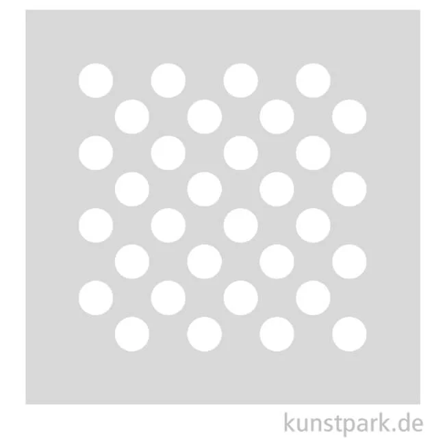 Artikelbild 1 des Artikels “Grafische Schablone - Dicke Punkte, Größe 110x110 mm “