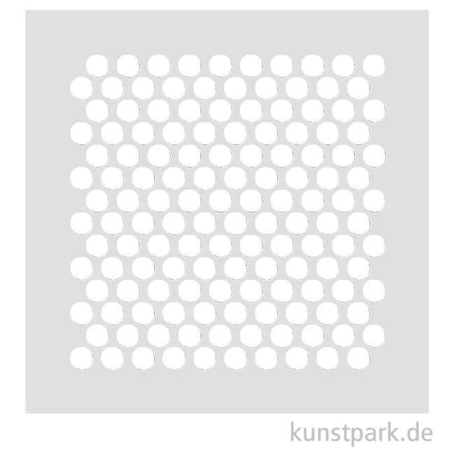 Artikelbild 1 des Artikels “Grafische Schablone - Viele viele Punkte, Größe 116x116 mm “
