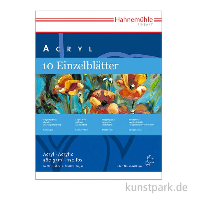 Artikelbild 1 des Artikels “Hahnemühle ACRYL Malkarton, 10 Bogen, 360g 70 x 100 cm“