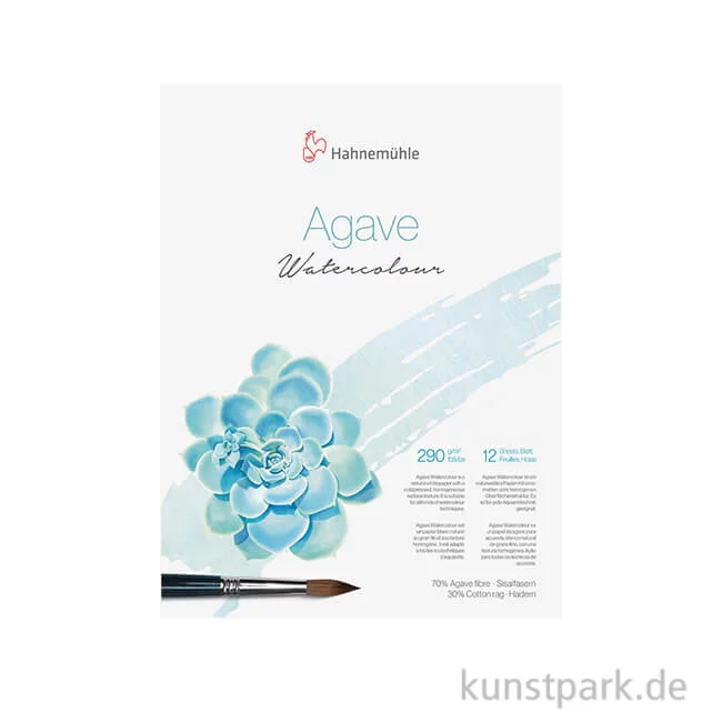 Artikelbild 1 des Artikels “Hahnemühle Agave Watercolour Block, 12 Blatt, 290g 30 x 40 cm“